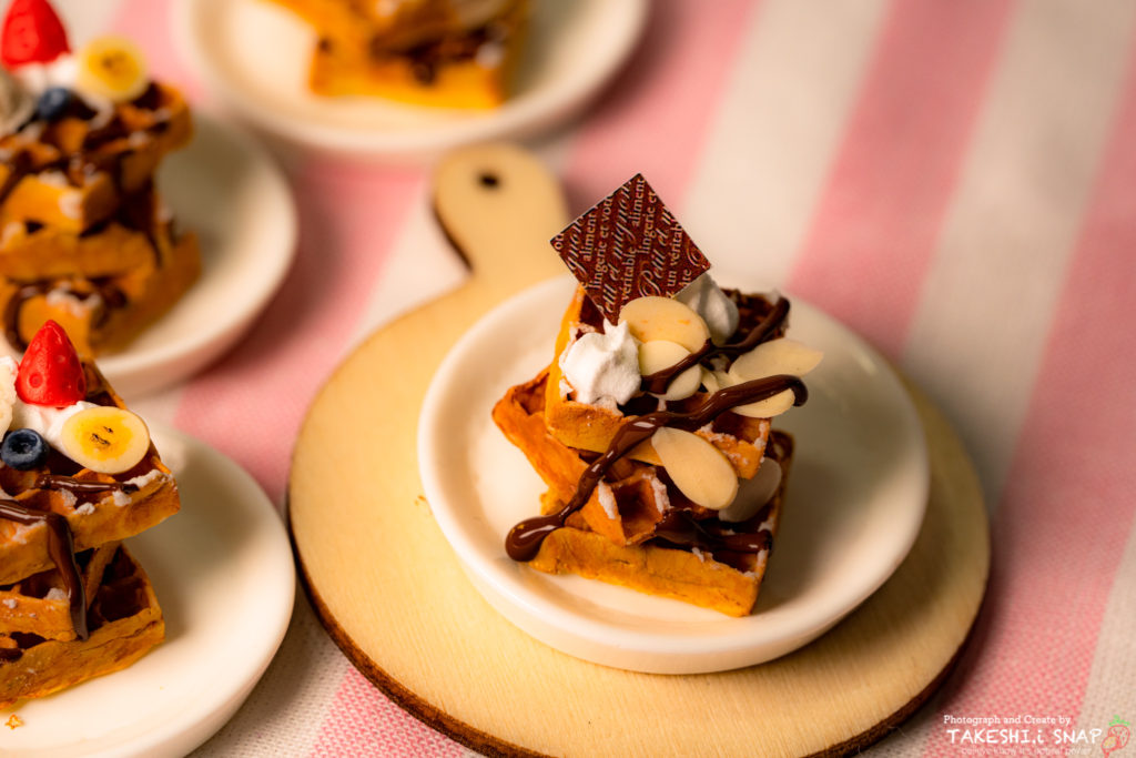 樹脂粘土-ワッフル