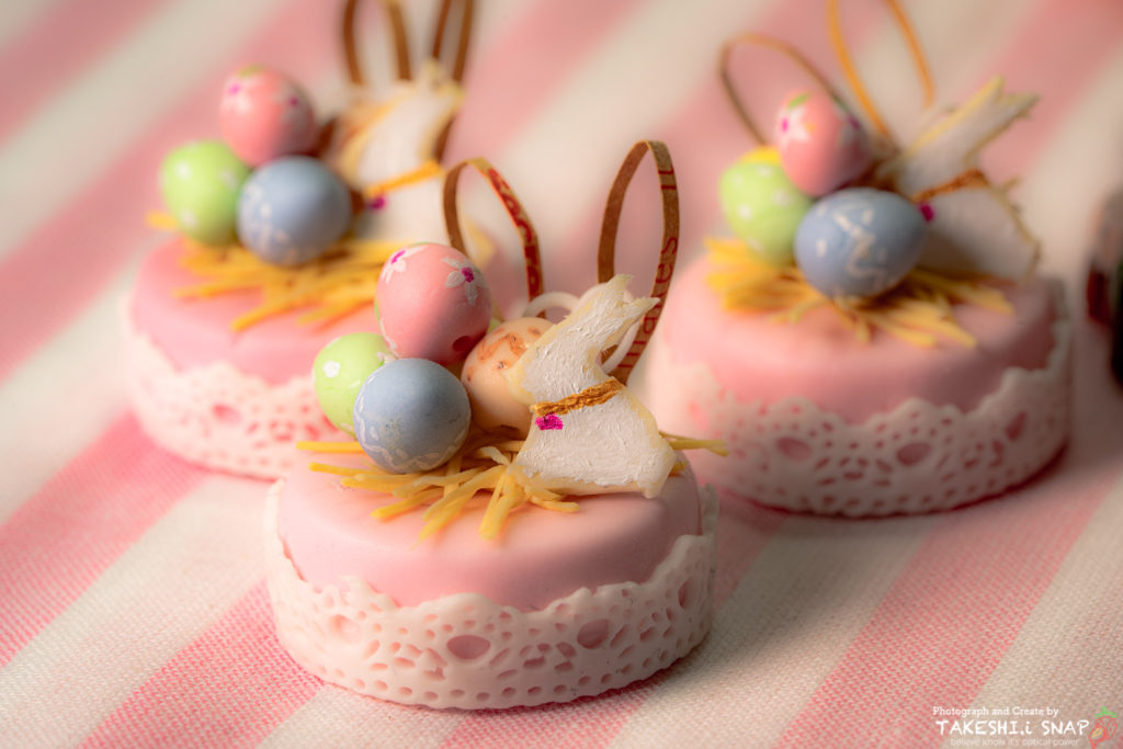イースターケーキ-樹脂粘土スィーツデコ-みかんくらふと