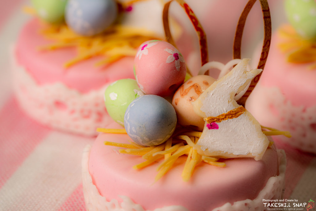 イースターケーキ-樹脂粘土スィーツデコ-みかんくらふと
