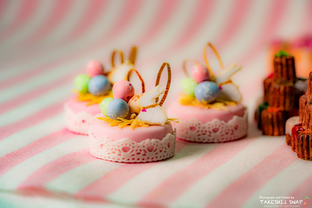 イースターケーキ-樹脂粘土スィーツデコ-みかんくらふと